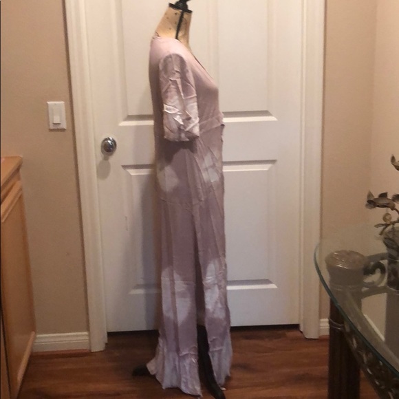 Dusty rose and white duster - Picture 6 of 7